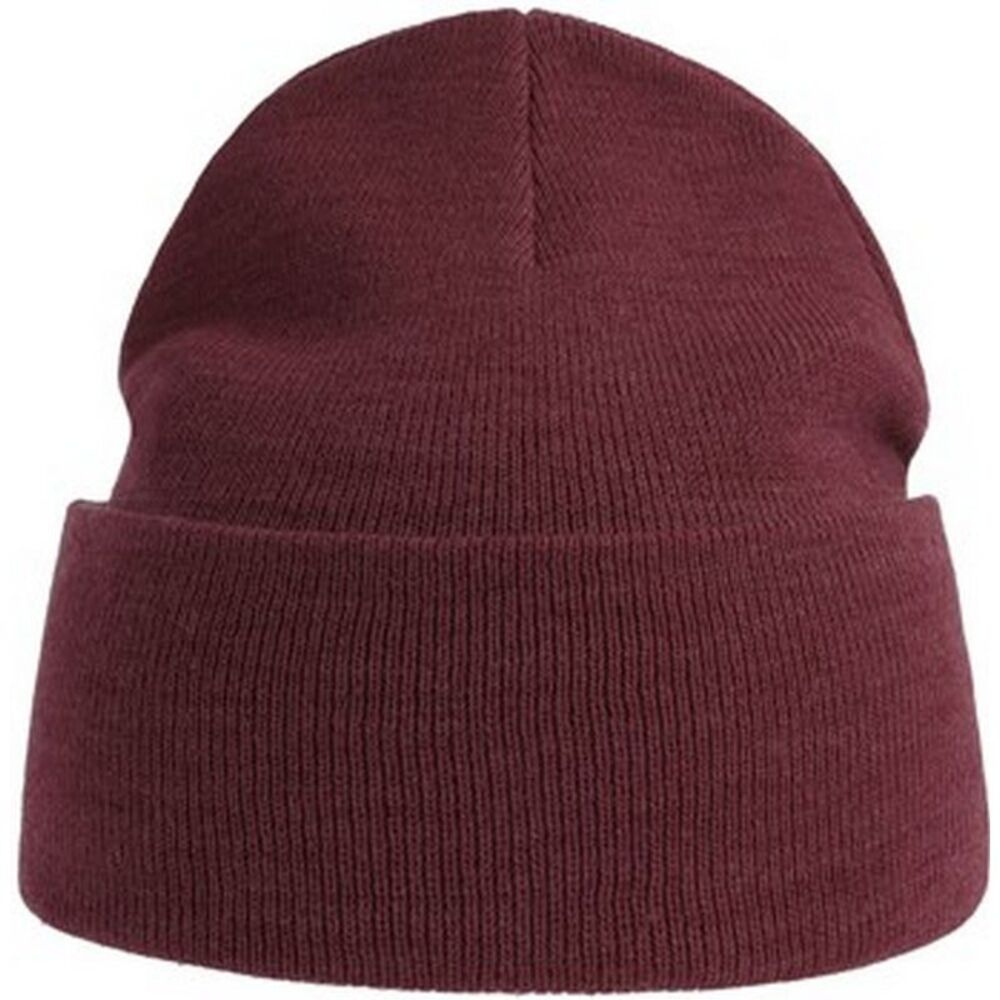 Atlantis Unisex Adult Pure Recycled Beanie / Burgundy